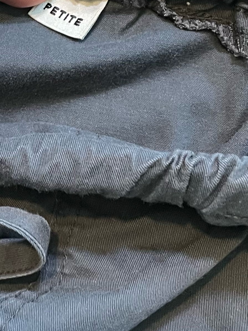 Cherokee Workwear Small Petite Scrub Pants - Charcoal Gray - Picture 3 of 5